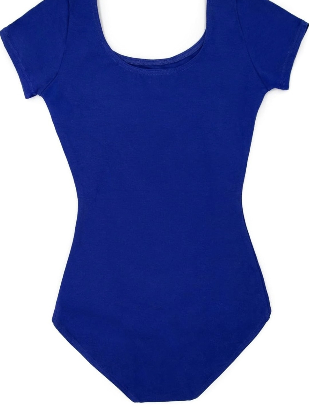 ​Capezio Classic Short Sleeve Leotard Scoop Neck Ballet Top XL - Picture 4 of 7